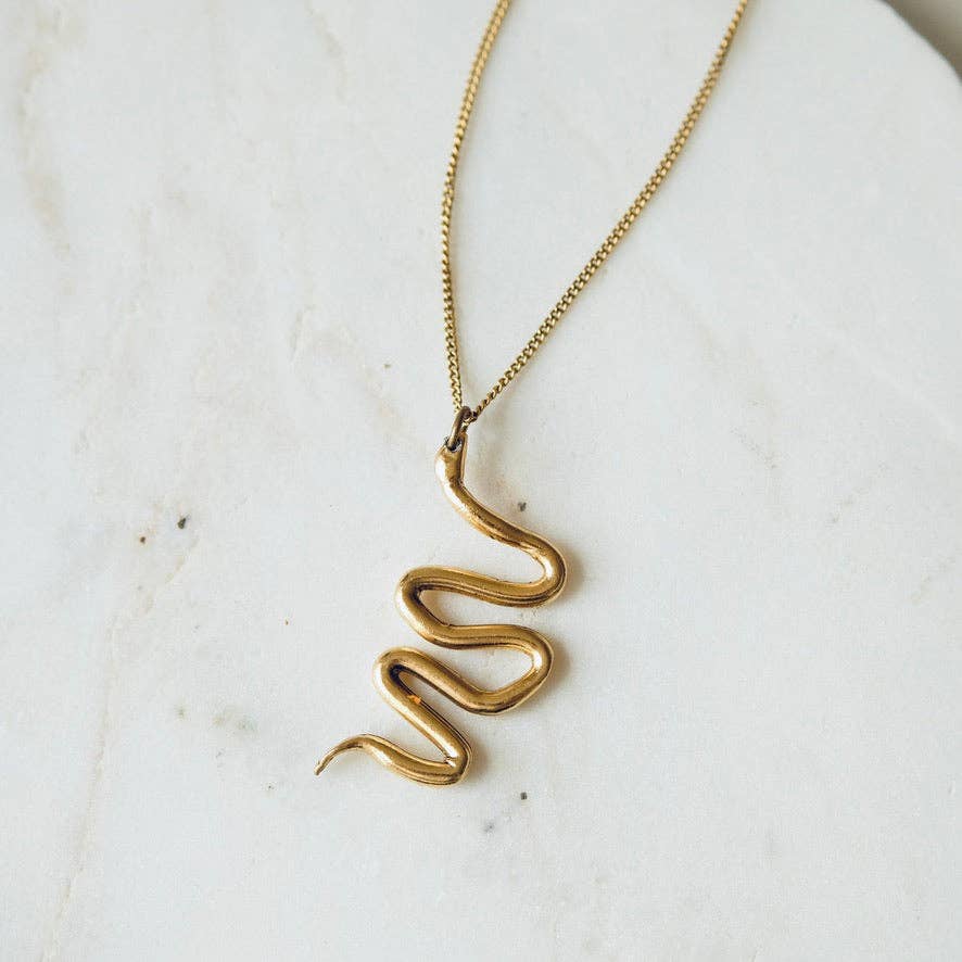Tilly Doro • Serpent Necklace • Gold