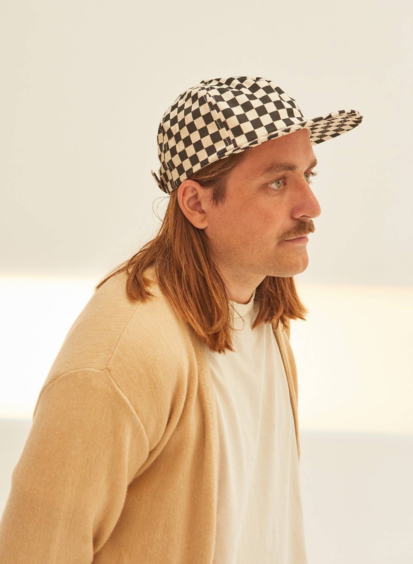 Checkerboard Field Trip Hat • Rust