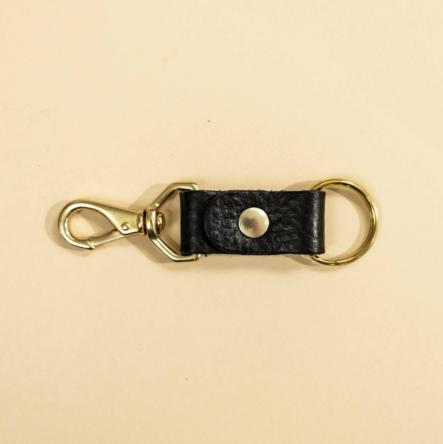 Leather Keychain Hook • Pick Your Color