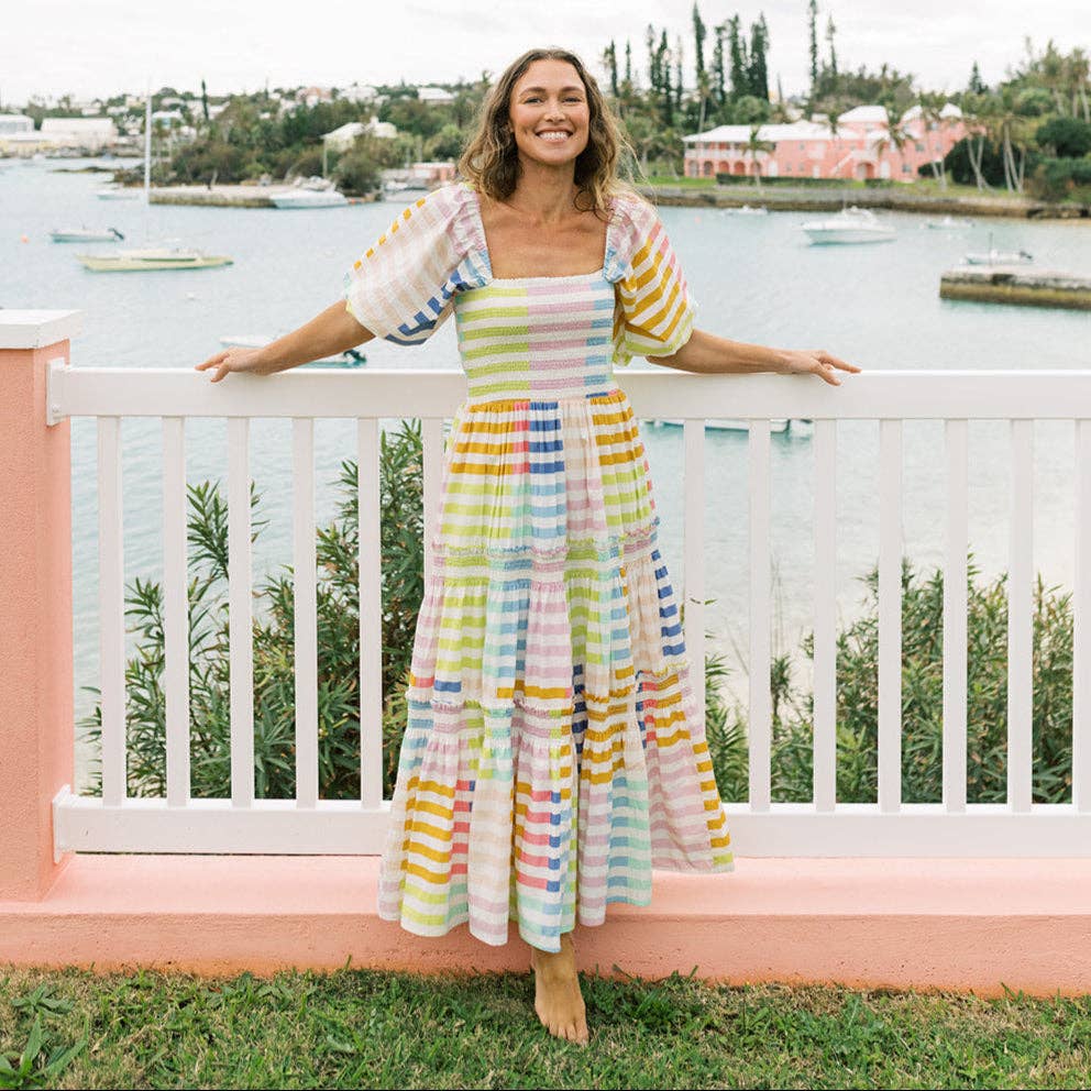 Sunshine Tienda • Stripe Tula Dress • Colorful
