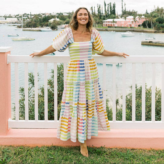 Sunshine Tienda • Stripe Tula Dress • Colorful