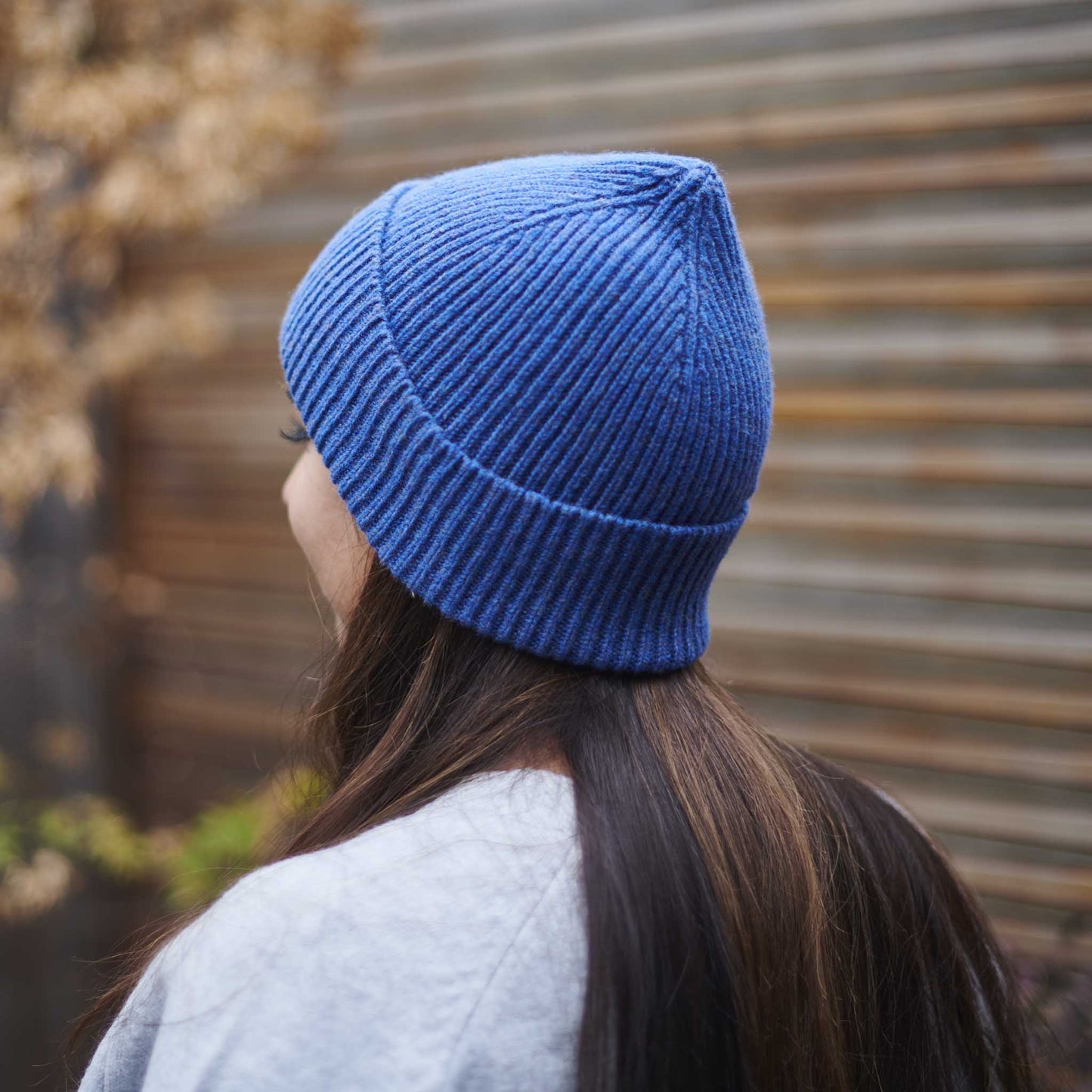 Lambswool Beanie • Blue