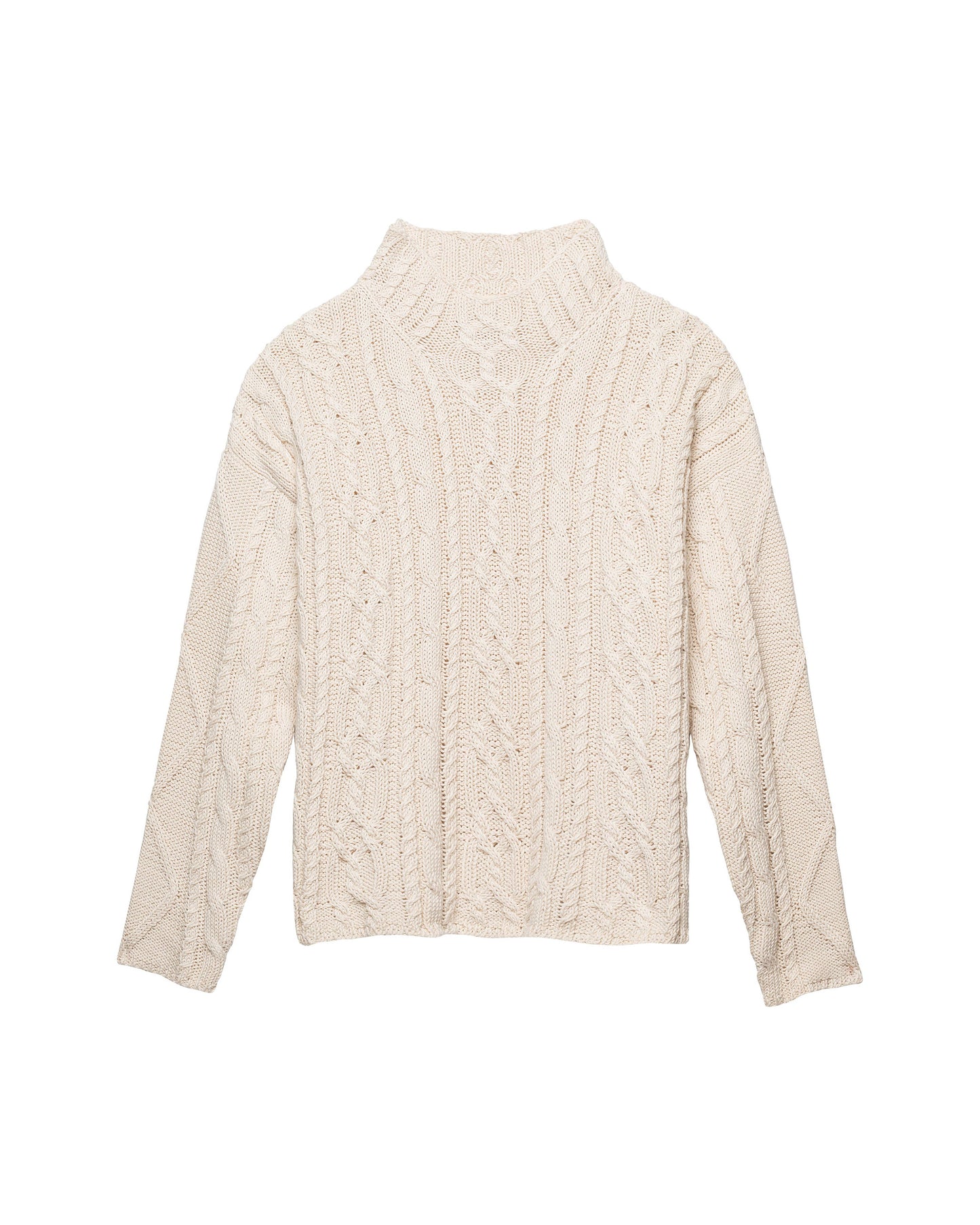 Charlie Cable Knit Sweater • Cream