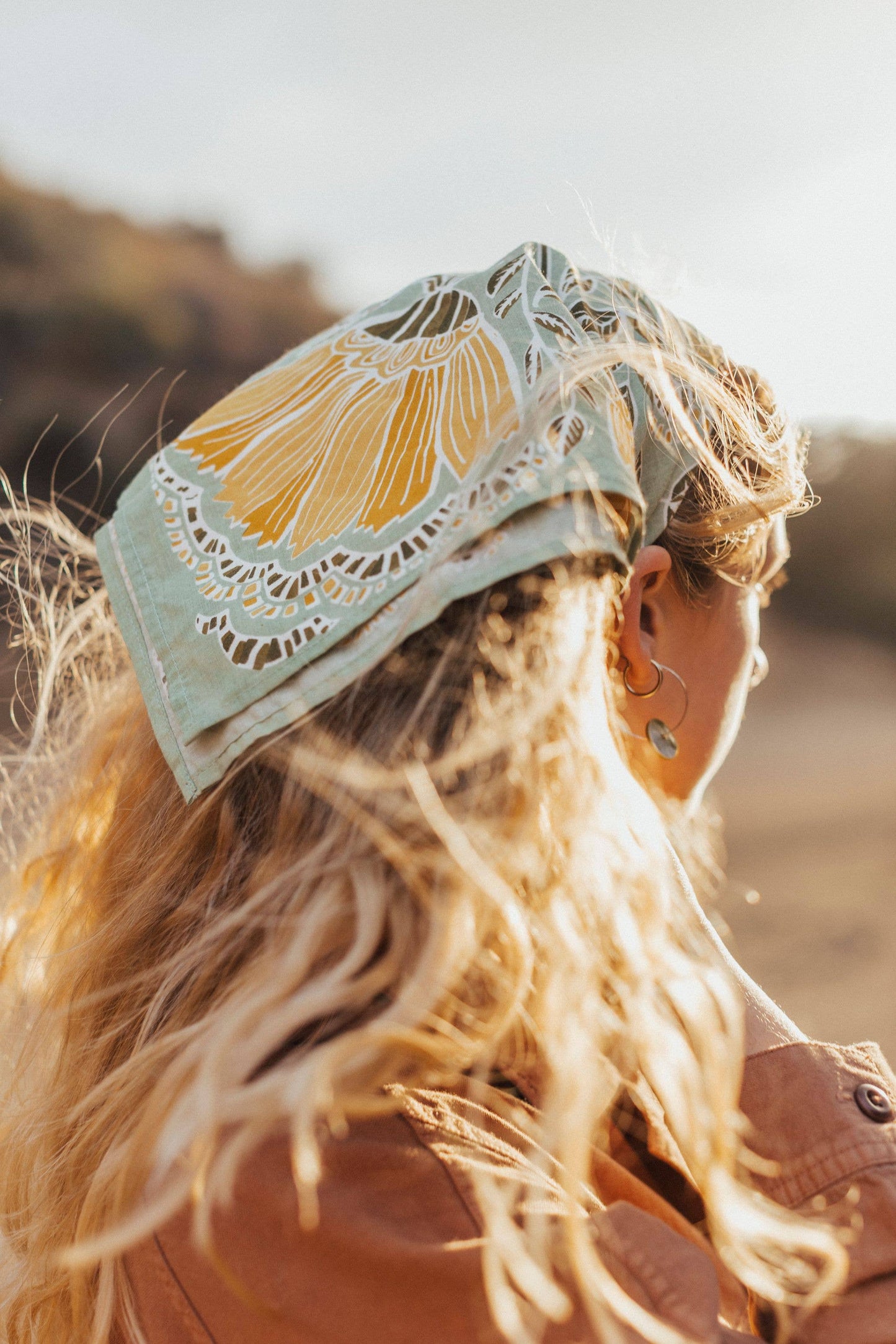Cotton Bandana No. 044 Hazel