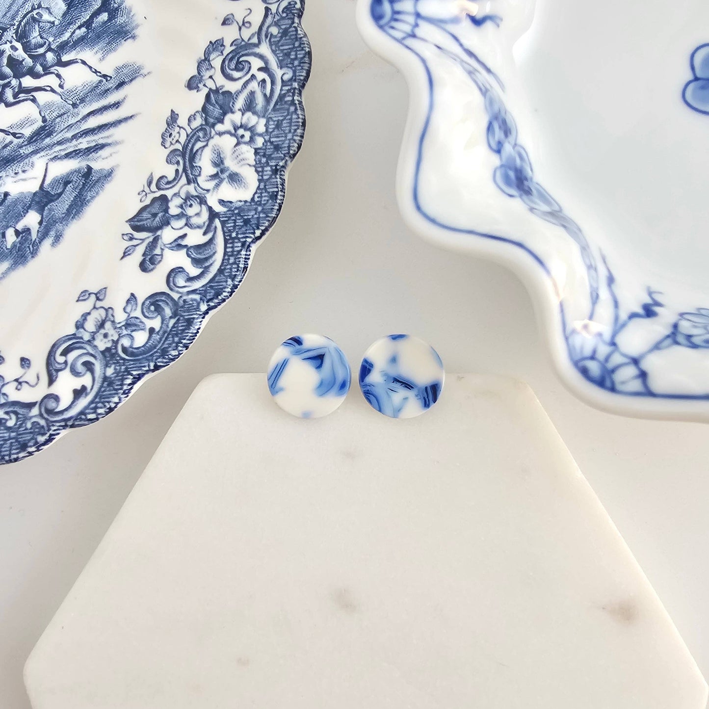 Sophie Studs • Greek Goddess Blue