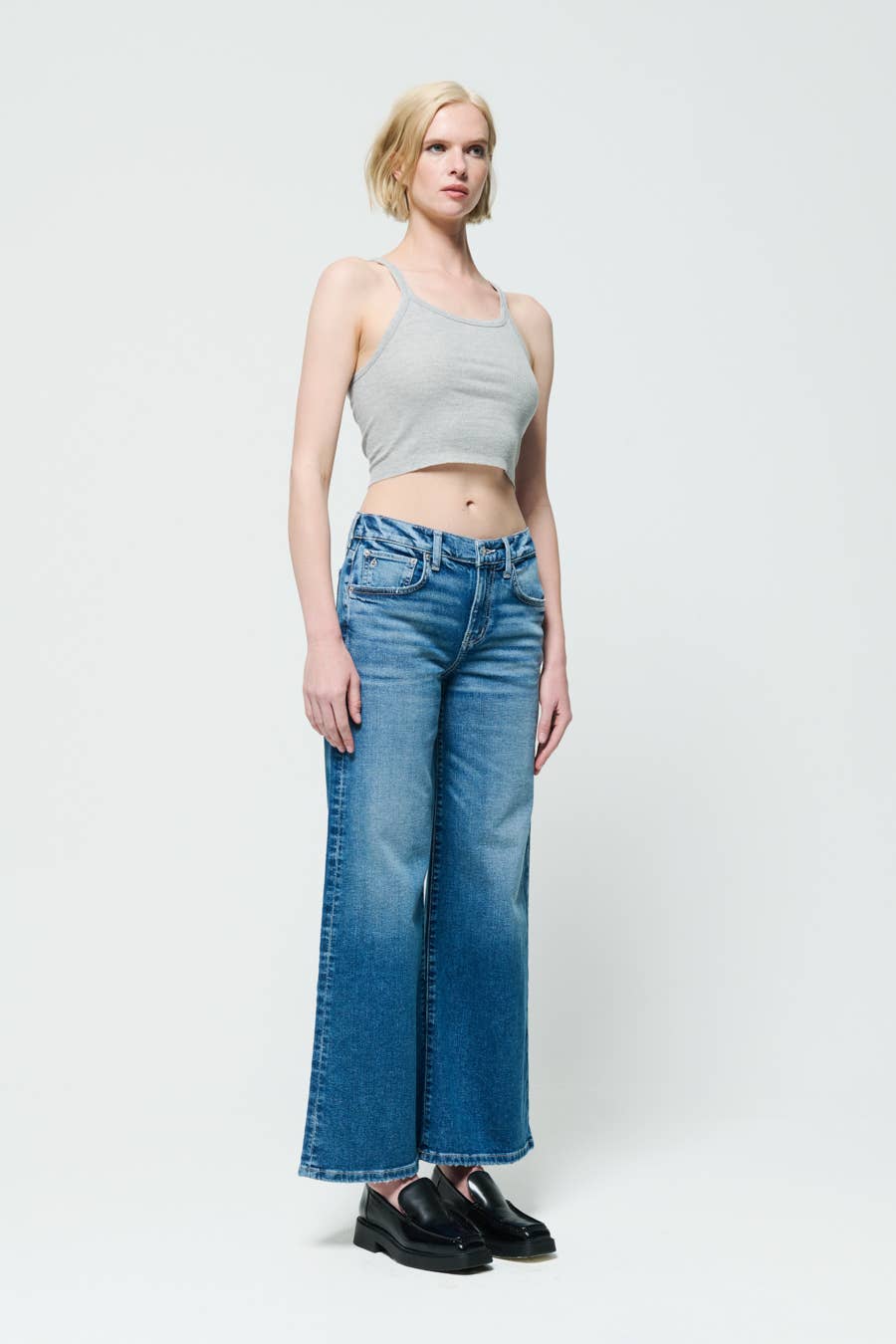 Etica • Romi French Wide Leg Denim • Marine