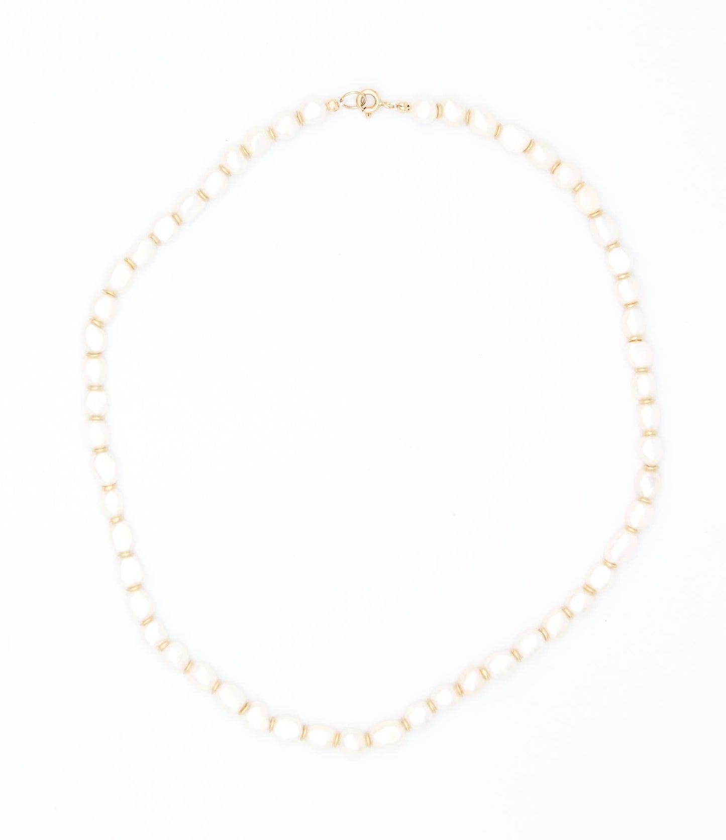 The Swell Life • The Modern Pearl Necklace • 14K Gold Fill
