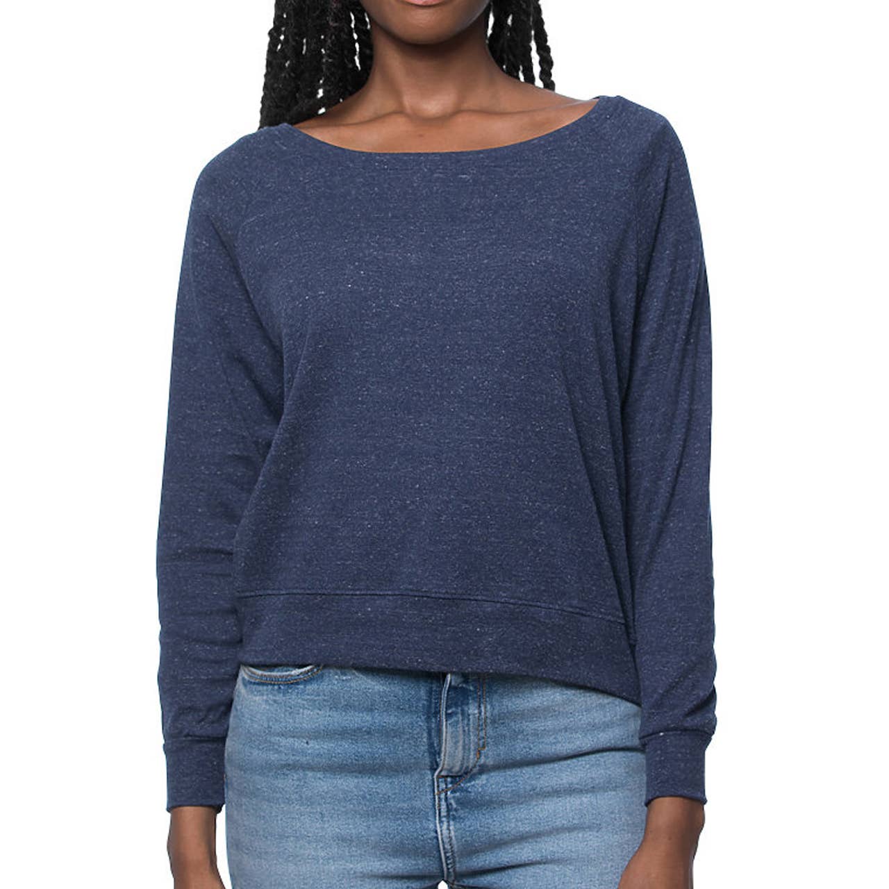 Super Maggie • Pia Tri Blend Pullover • Jellyfish • Tomato