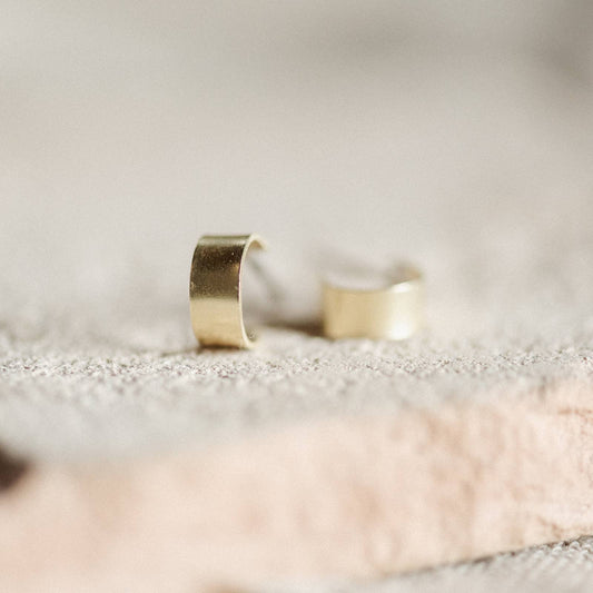 Common Form • Small Buena Hoops • Brass