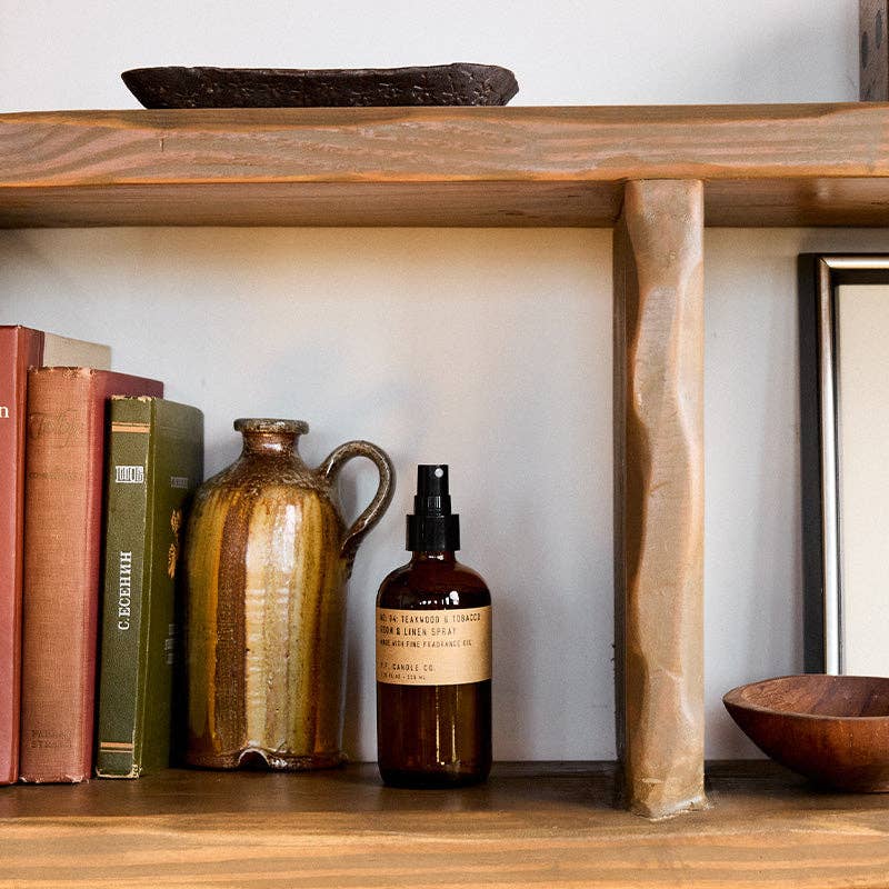 P.F. Candles • Room & Linen Spray • Teakwood & Tobacco