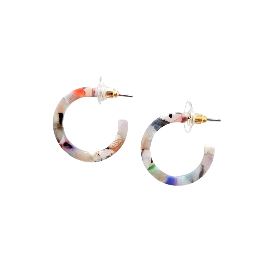 Cam Mini Hoops • Multicolor