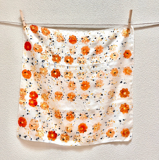Vive Textiles • Naturally Dyed Silk Bandana Scarf • Abby