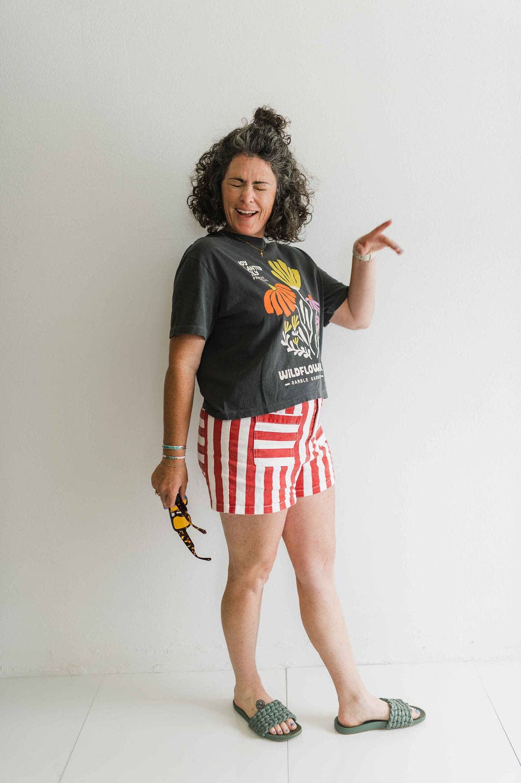 Cotton Tee • Joy Wildflower • Charcoal