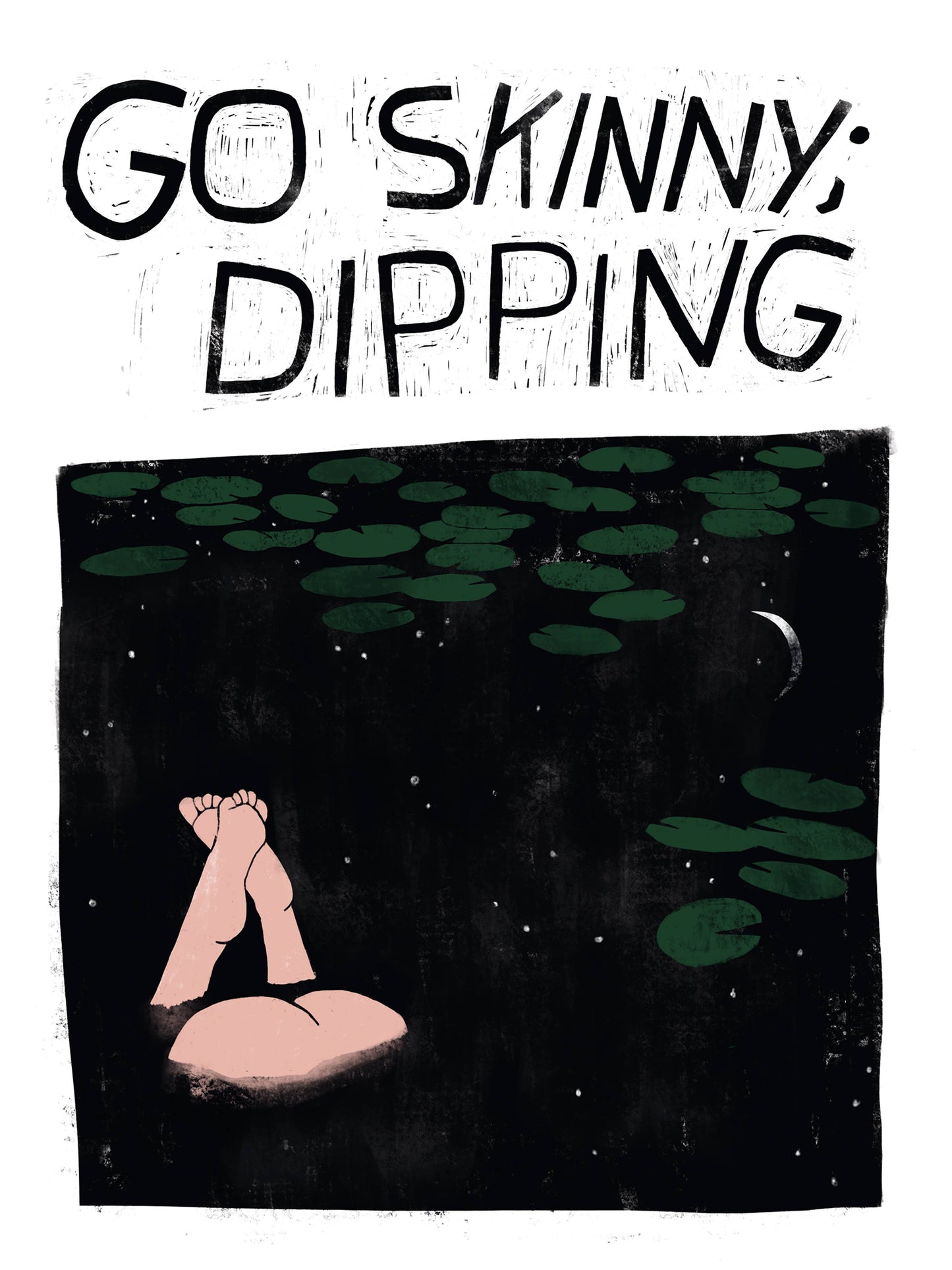 Anisa Makhoul • Art Print • Go Skinny Dipping