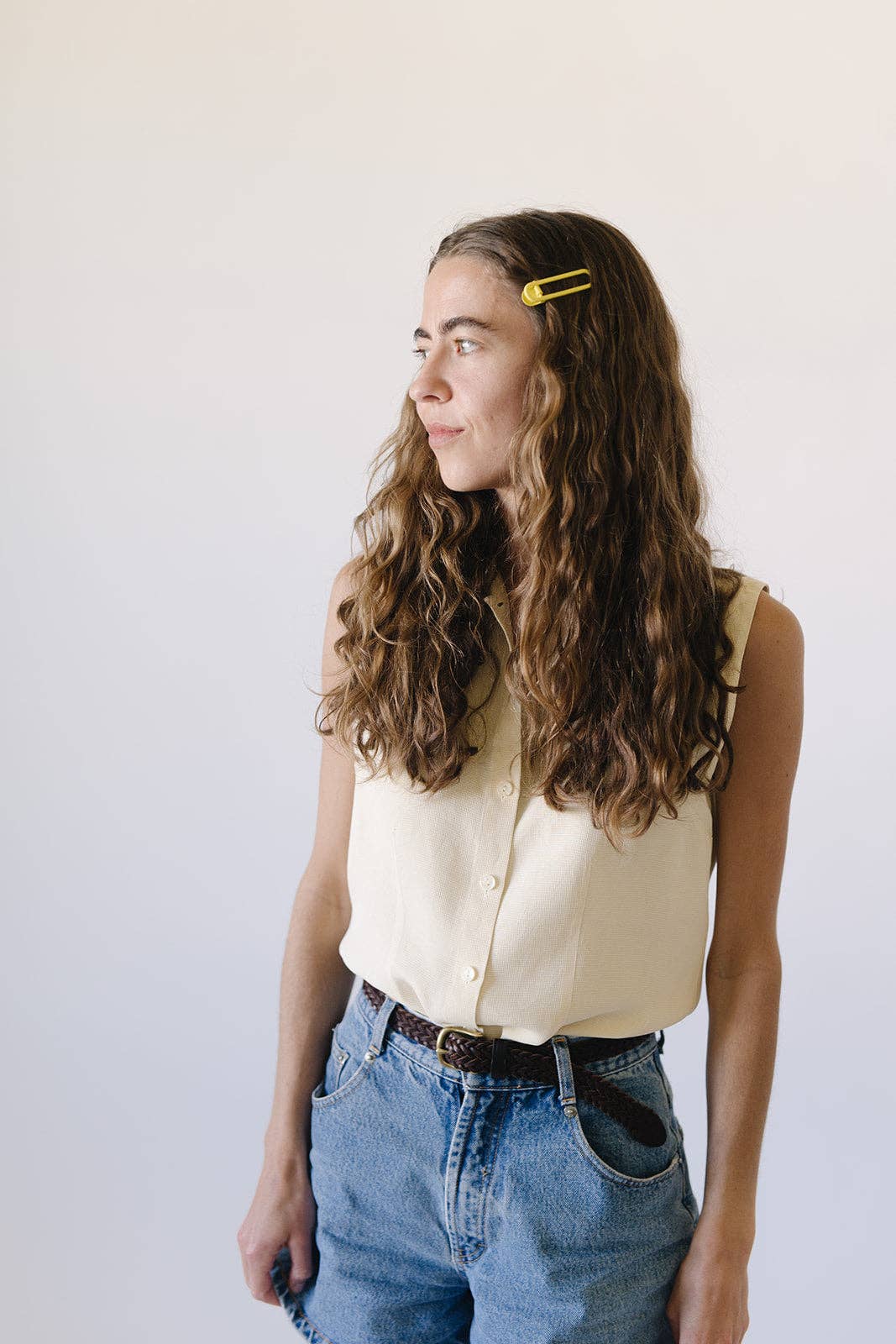 Nat + Noor • Rio Hair Clips • Butter Olive