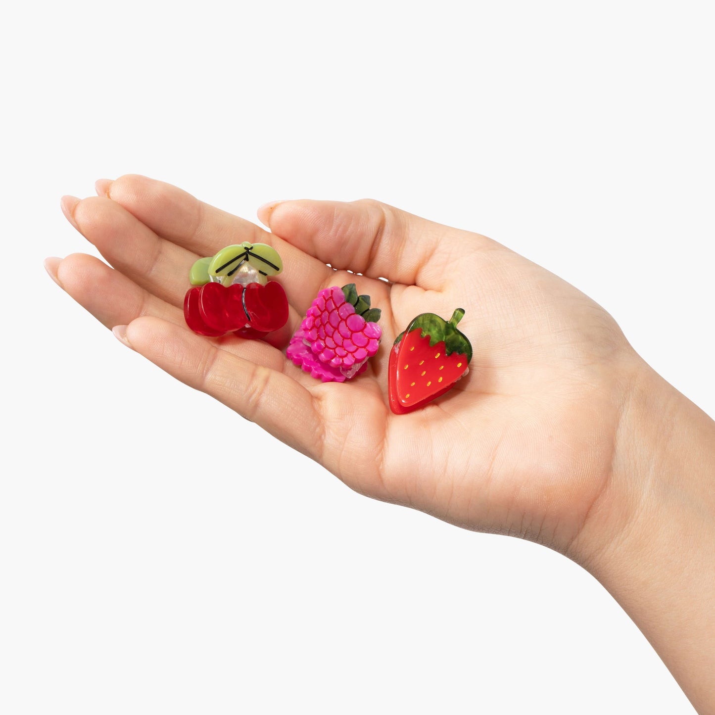 Jenny Lemons • Micro Hair Claw Clip Set • Berry Basket