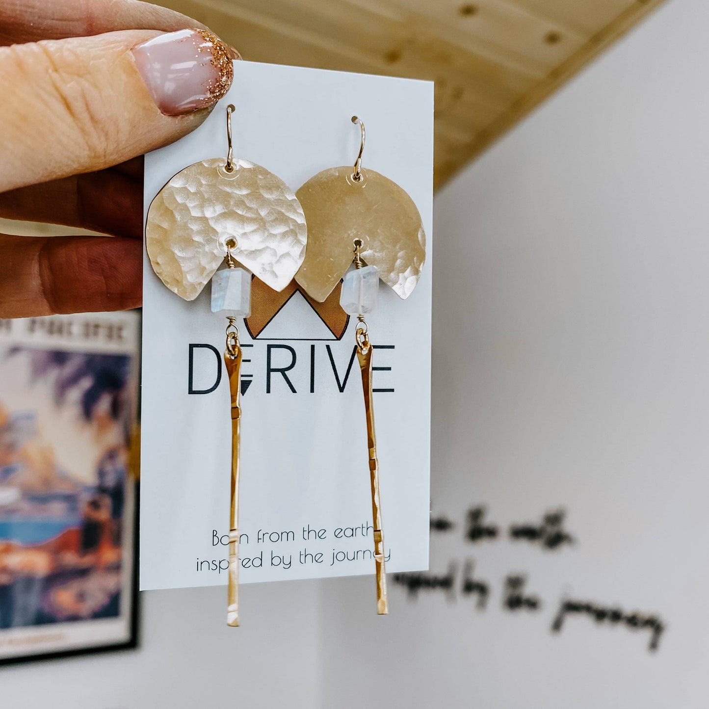 Free Spirit Moonstone Earrings • 14k Gold Filled