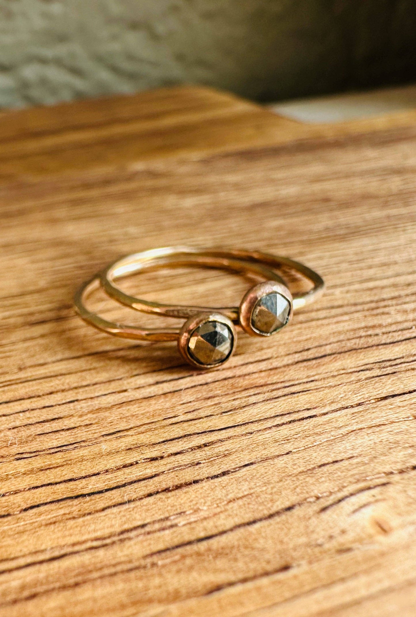 Gemstone Stacker Rings • 14k Gold Fill