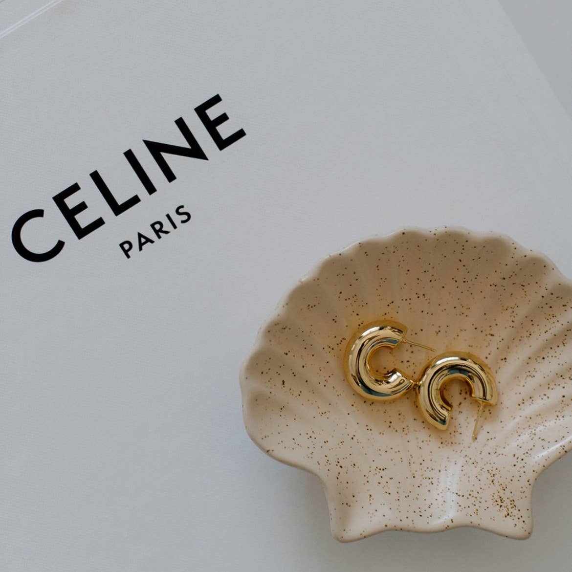 Ellie Chunky Hoop Earrings • Gold Filled