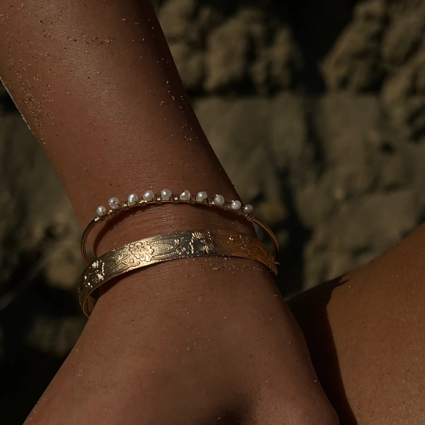 In Situ • Jasmine Pearl Bracelet • 14K Gold Fill