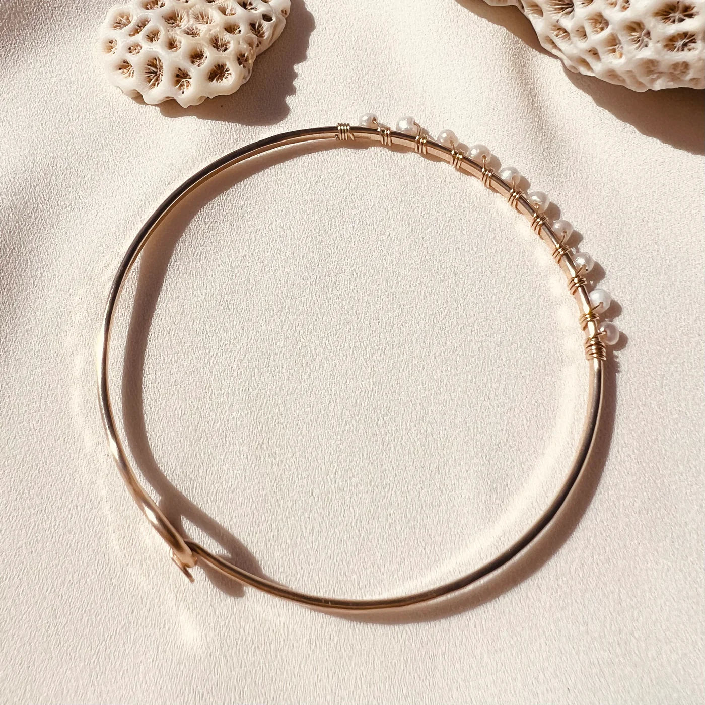 In Situ • Jasmine Pearl Bracelet • 14K Gold Fill