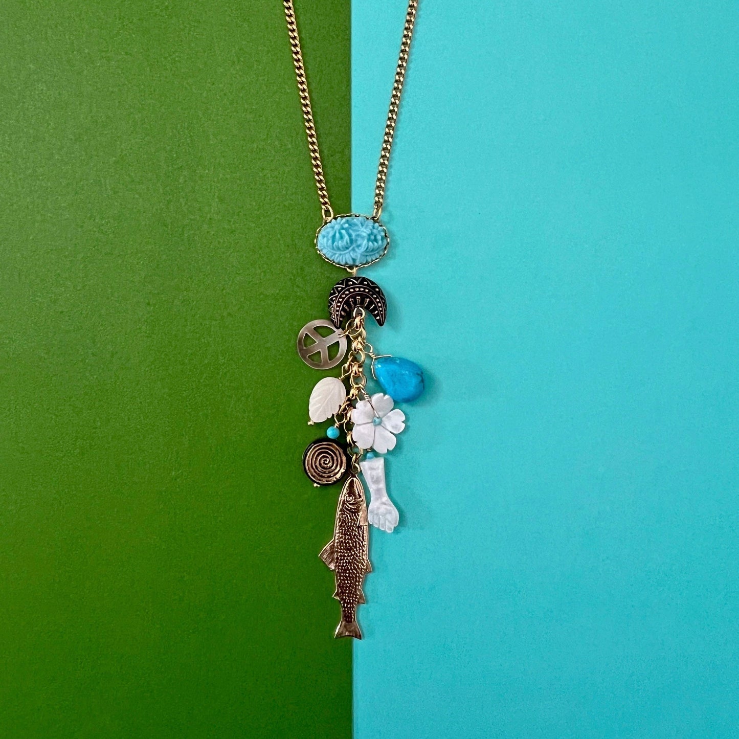 Sandrine French Studio • Adria Charm Necklace