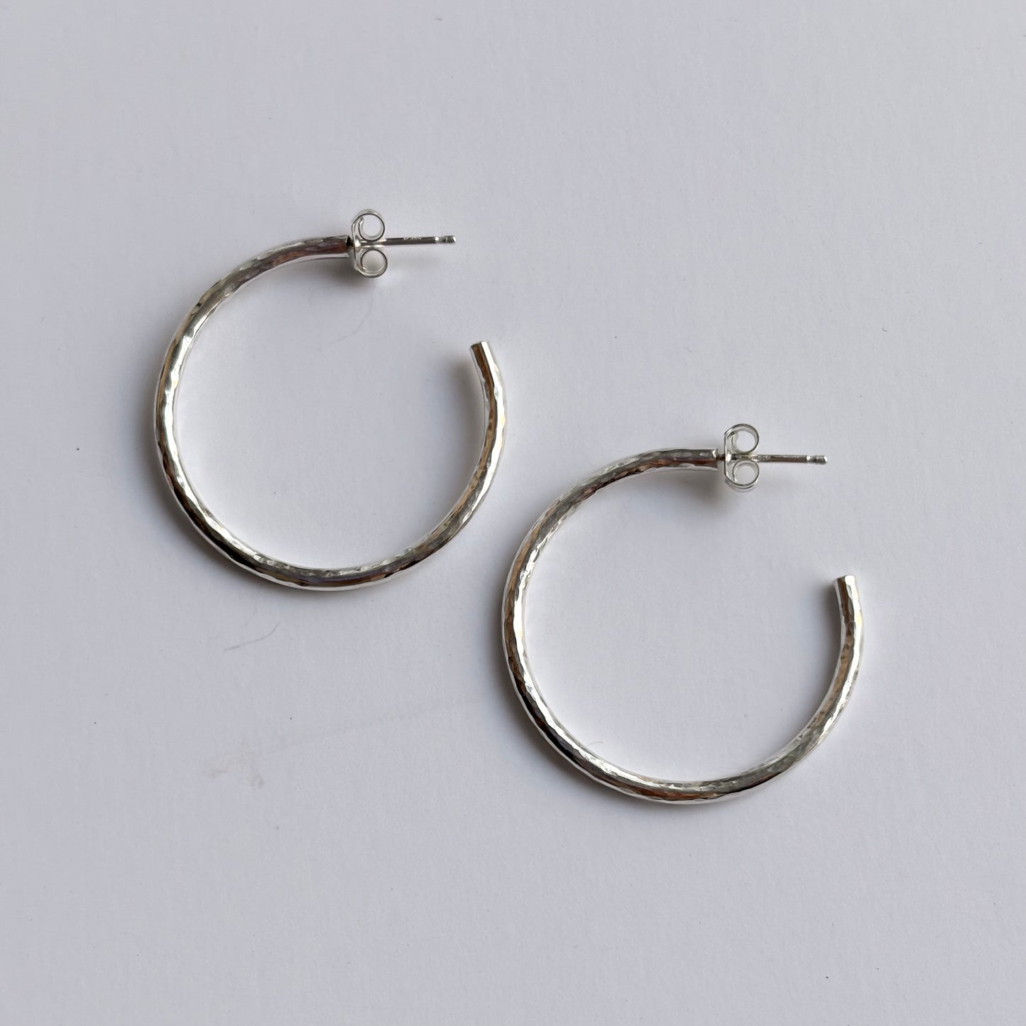 Monaco Hoops • Sterling Silver • Large