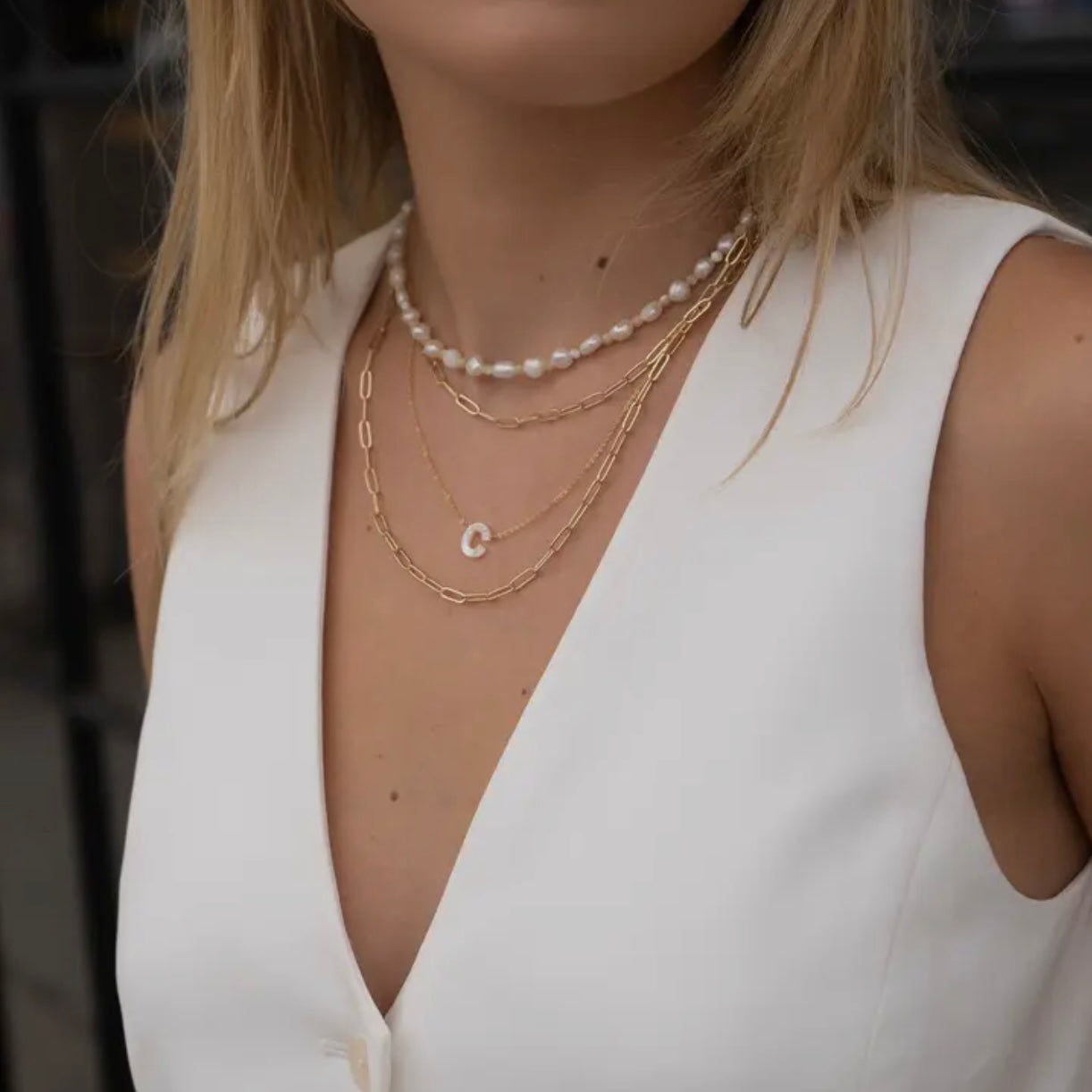 Leena Pearl Necklace