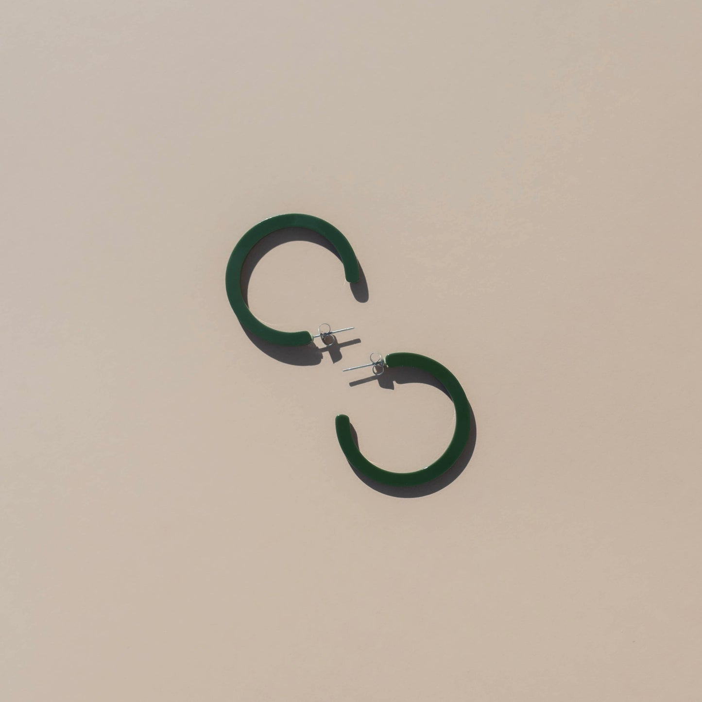 Nat + Noor | Alba | Mint | Hoop Earrings | New Thinner Style