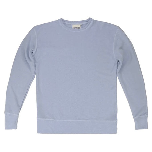 Jungmaven • Tahoe Crew Hemp Sweatshirt • Coastal Blue