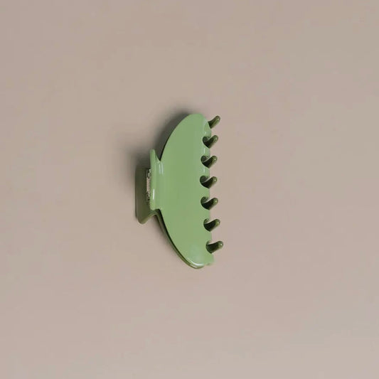 Nat + Noor • Medium Hair Claw Clip • Two Tone Pear Green