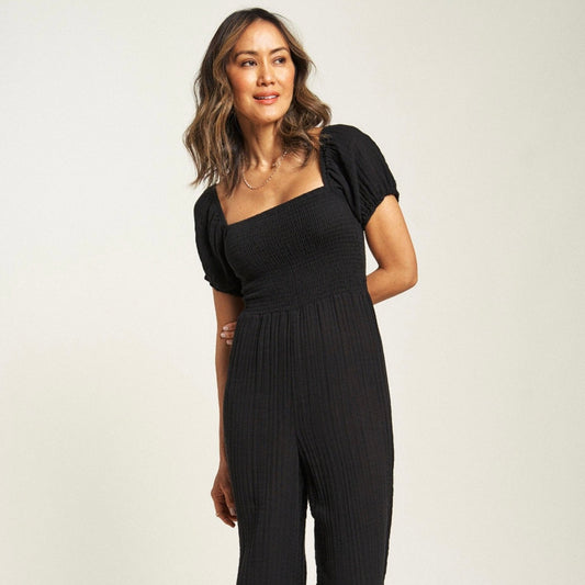 Oliver Logan • Benton Romper • Black