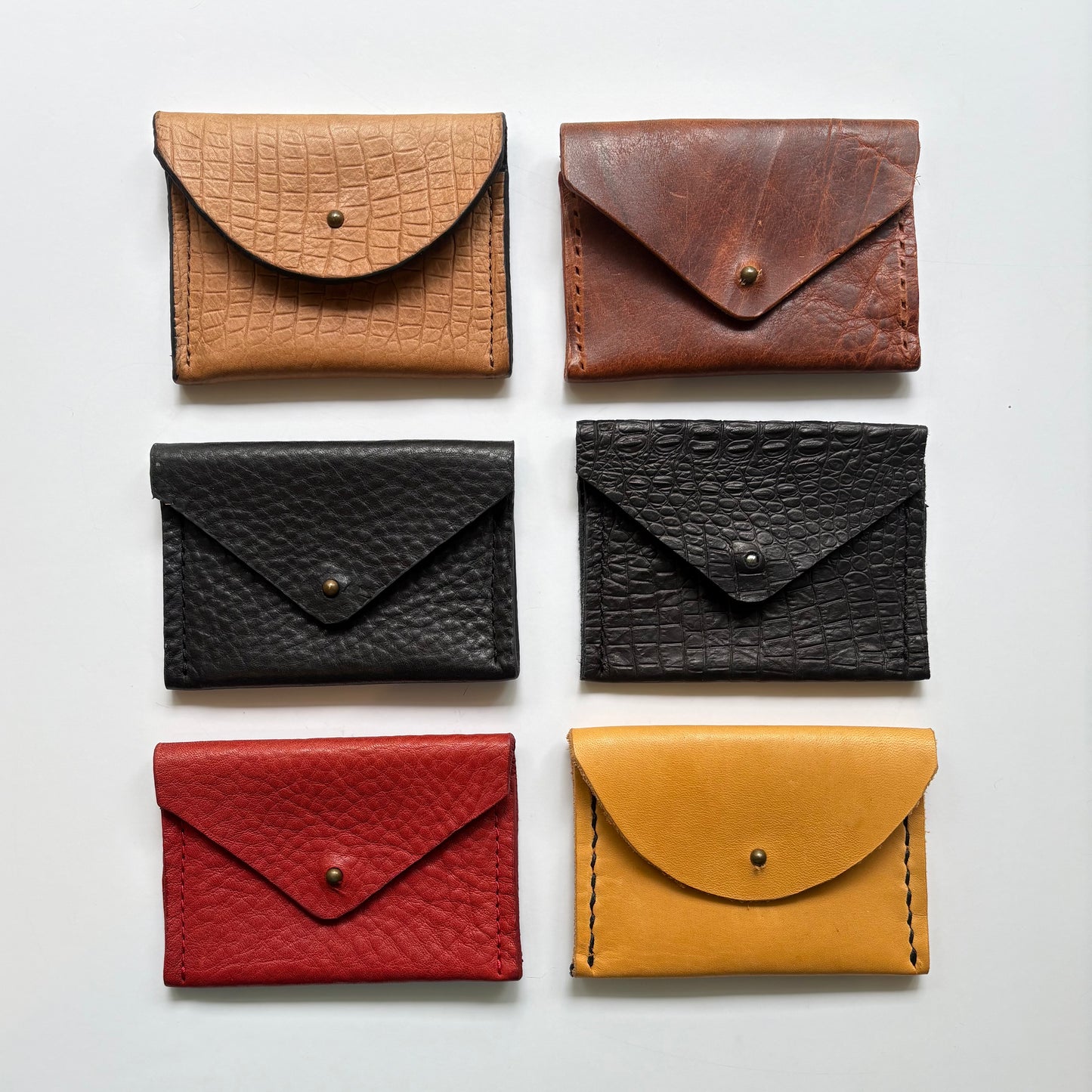 Charlie’s Goods • Leather Envelope Card Holder • Pick Your Color