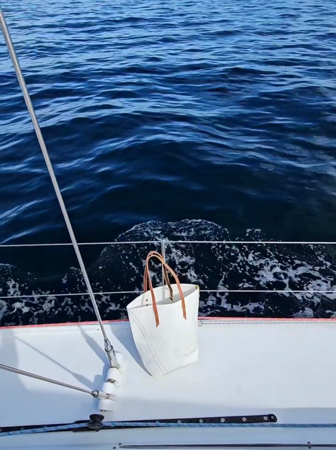 Landfall • Handmade Repurposed Sails Bag • The Rhumb Line