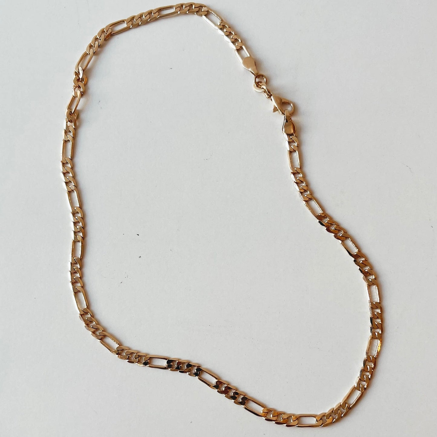 Petite Figaro Chain Necklace • 14K Gold Fill