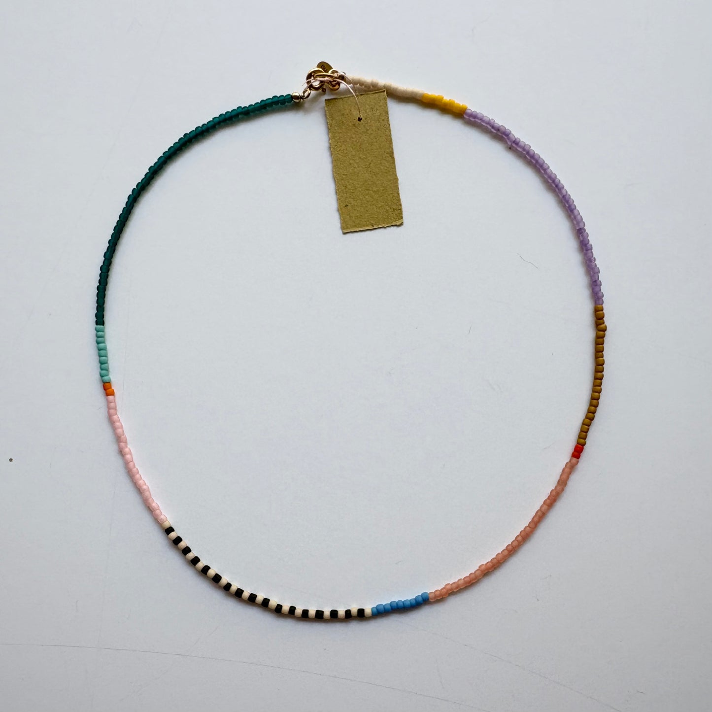 Seed Bead Necklace • Multicolor