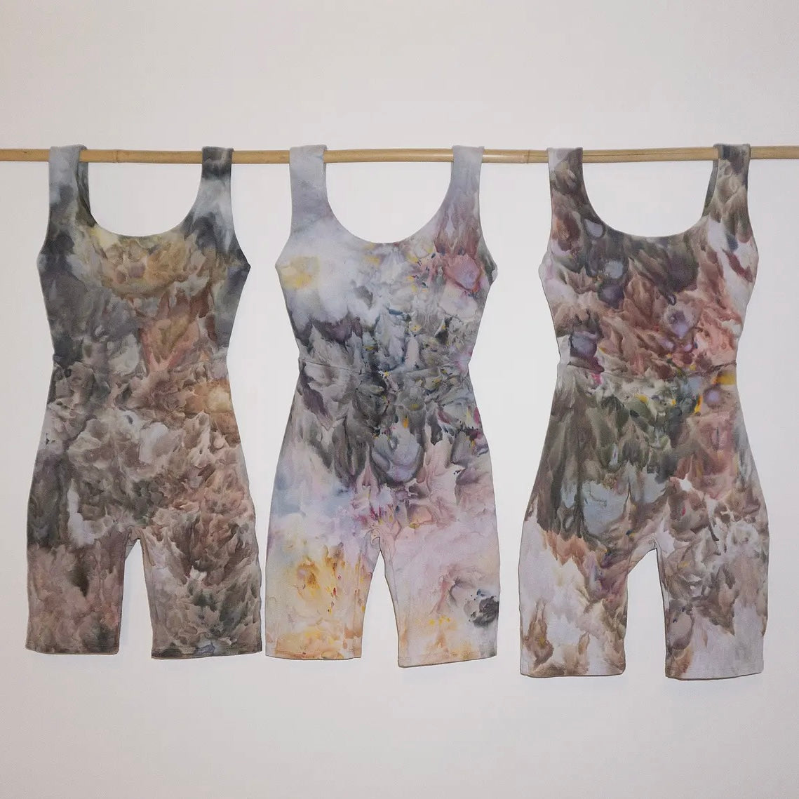 Of Earth & Salt • Shorts Catsuit • Tie Dye Ocean Jasper