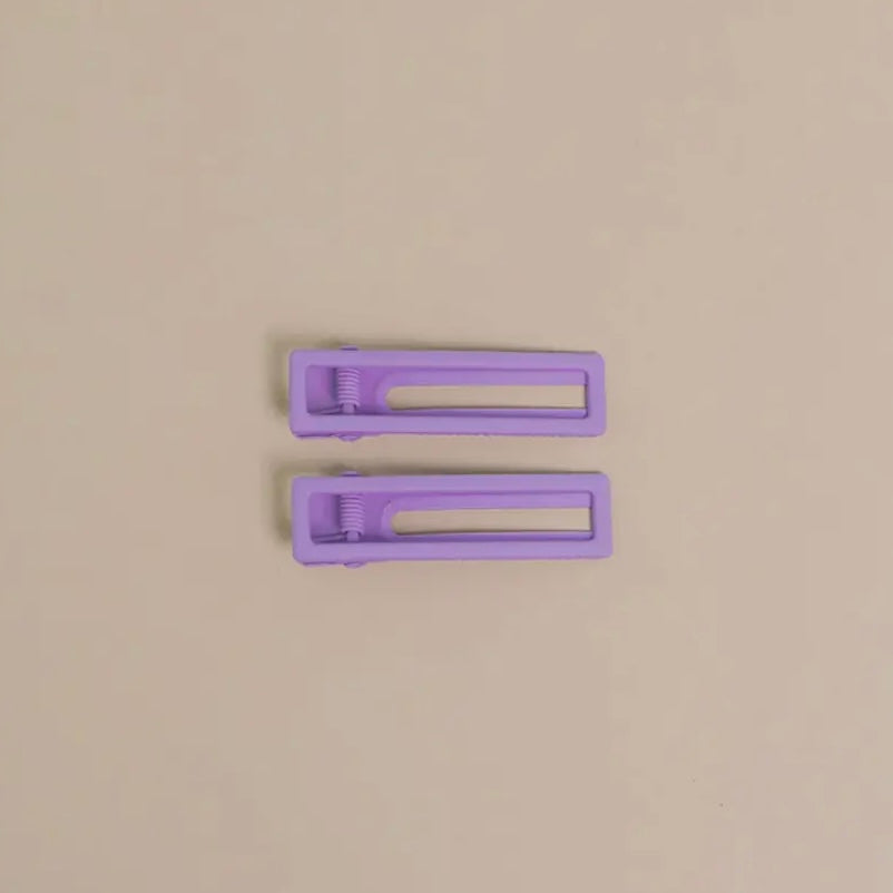 Nat + Noor • Lu Lu Hair Clips • Lilac