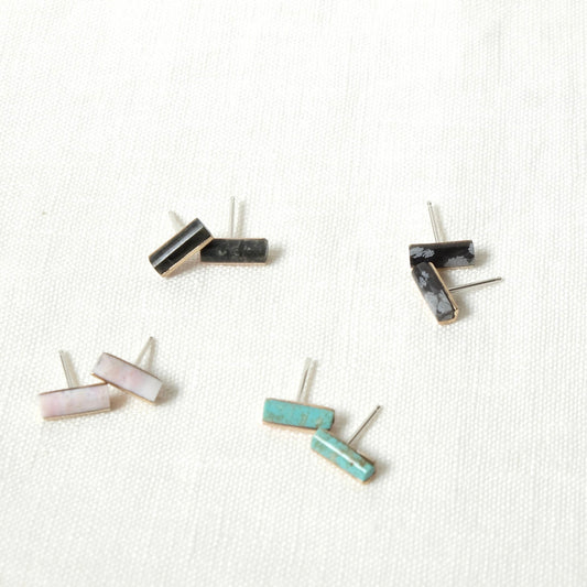 Sarah Safavi Senita Studs Earrings Sterling Silver