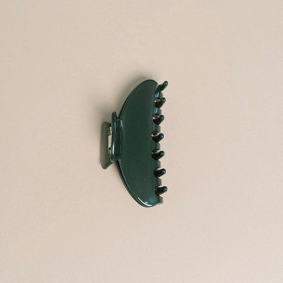 Nat + Noor • Medium Hair Claw Clip • Dark Green