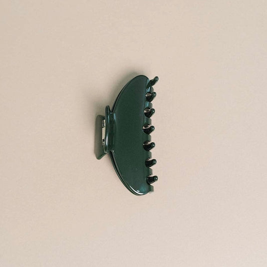 Nat + Noor • Medium Hair Claw Clip • Dark Green