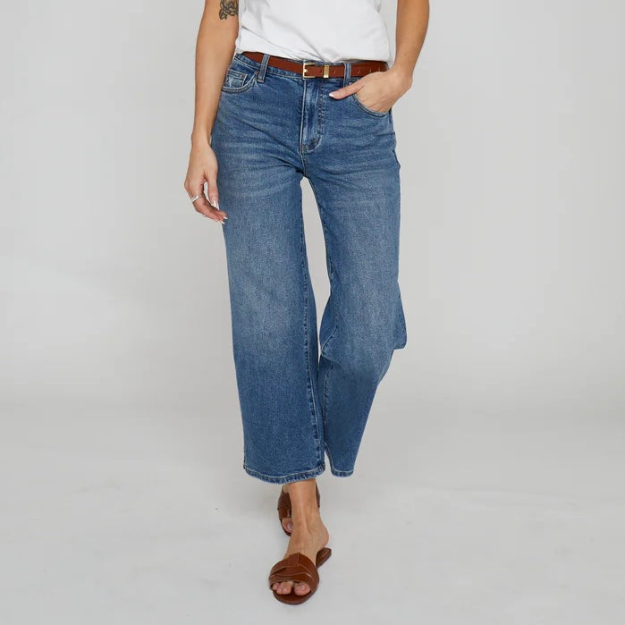 Oliver Logan • Addington High Rise Crop • Vintage Worn