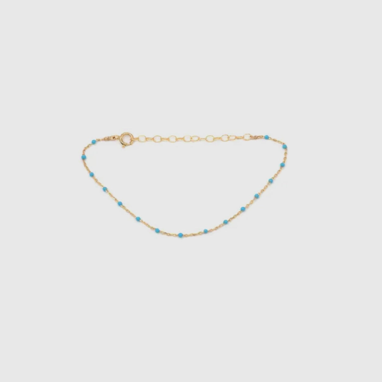 Dainty Enamel Bracelet • 14K Good Fill• Pick Your Color