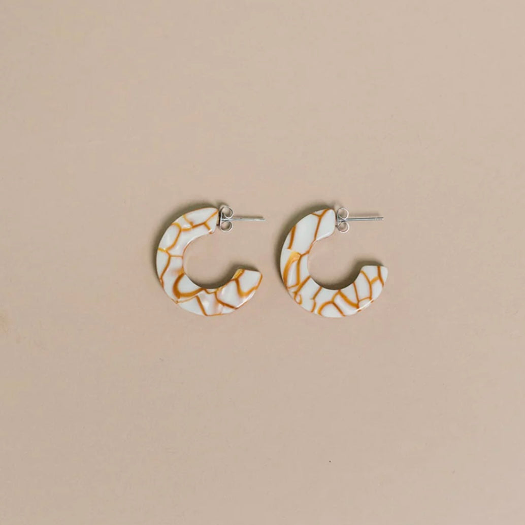 Ray Chunky Hoop Earrings • Dandelion