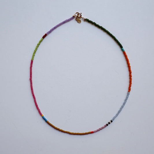 Seed Bead Necklace • Multicolor