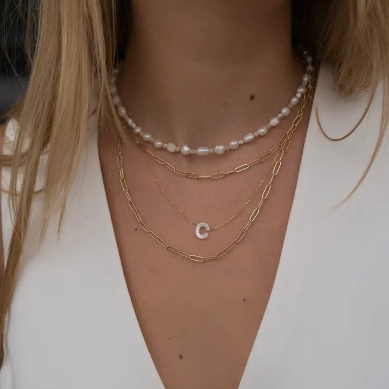 Leena Pearl Necklace