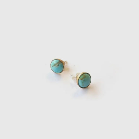 Lunasol • Sun Ray Post Earring • Turquoise