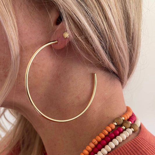 Giovana Big Hoop Earrings 14K Gold Fill