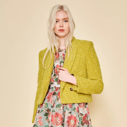 d.RA • EMMA JACKET • CHARTREUSE