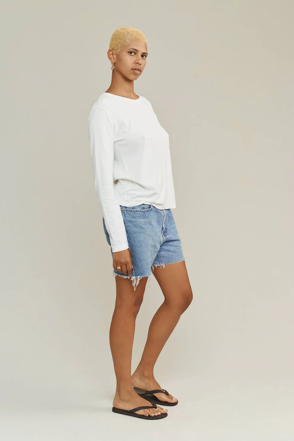 Jungmaven • Encanto Long Sleeve Hemp Tee Shirt • Wisteria